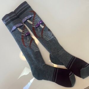 Smartwool Women's Large Snowboard Full Cushion Fungi Over The Calf Socks NWOT